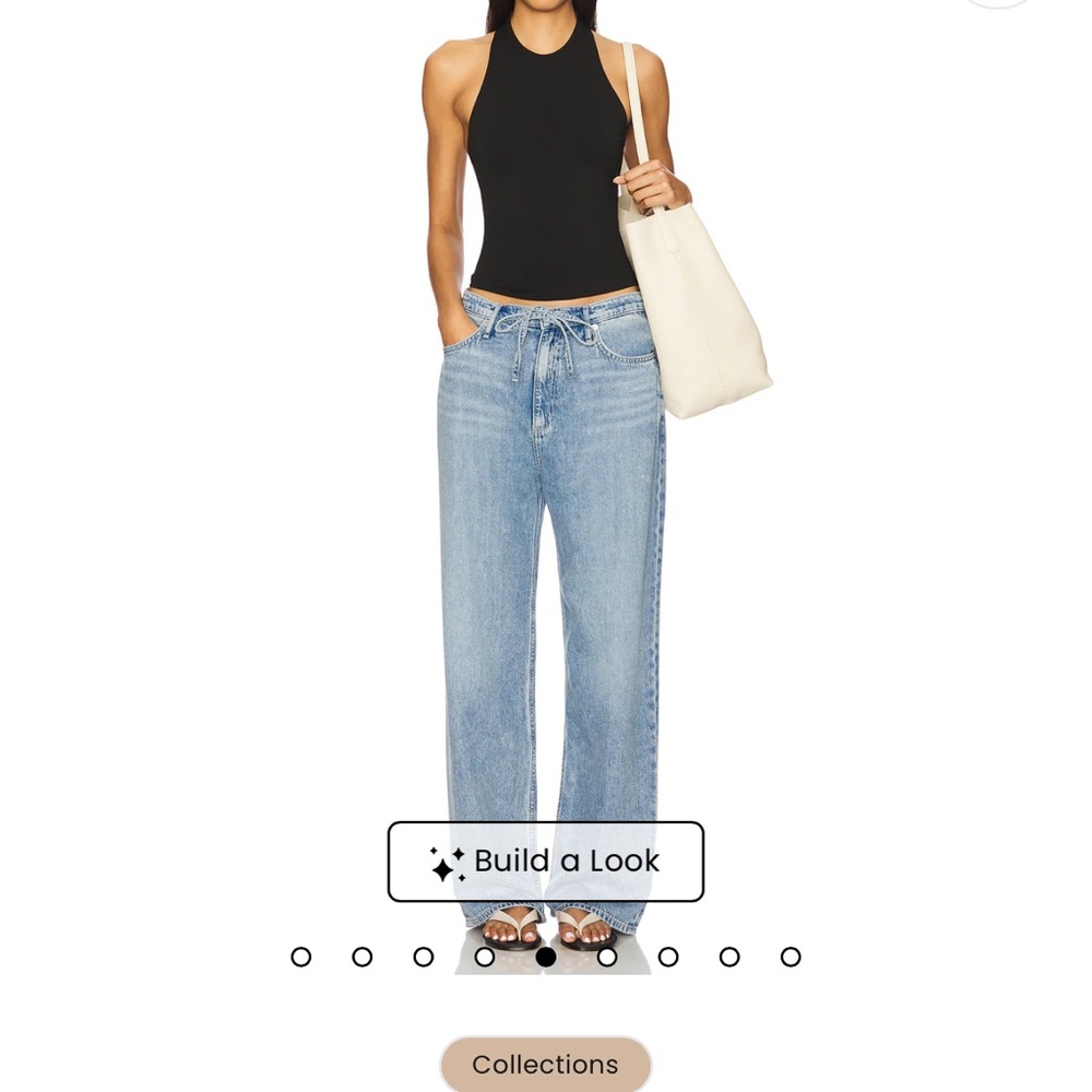 Featherweight Phoebe Wide Leg Jeans in Tilden